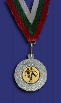 Медал М1035-2-F сребро за футбол